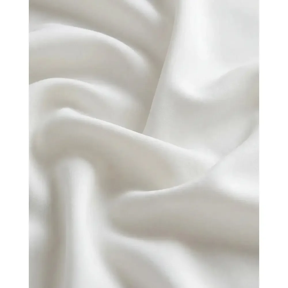 Quince Organic Bamboo Fitted Sheet Set King White NWOT